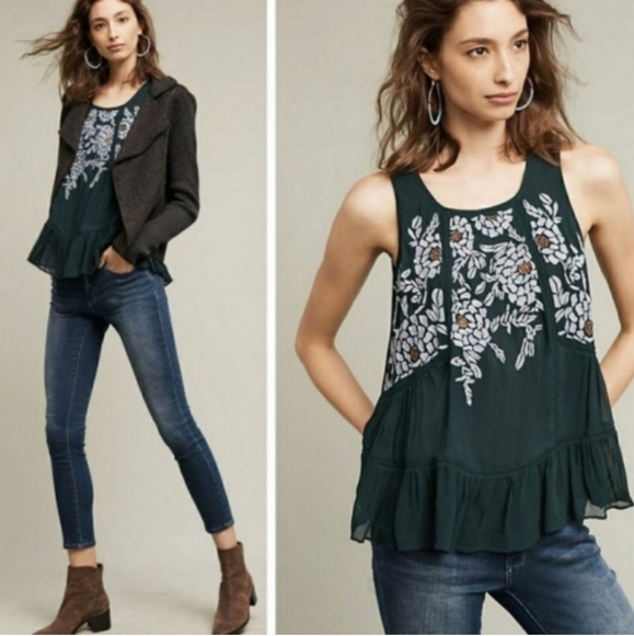 Anthropologie Tops - Anthropologie Floreat Roselle Blouse